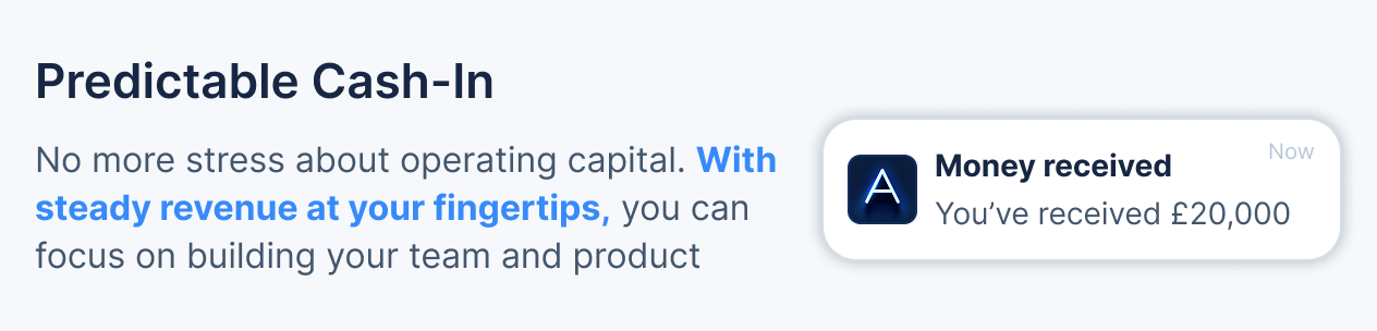 Why Great Apps Need AMPERE Revenue Advance